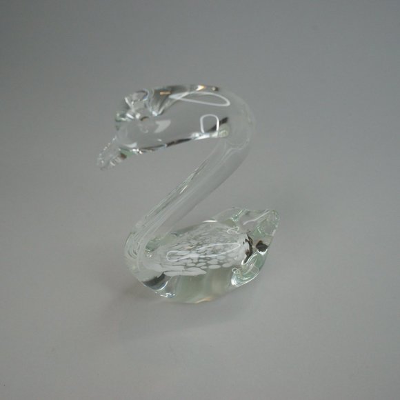 Murano Style Blown Glass Swan - Picture 6 of 9